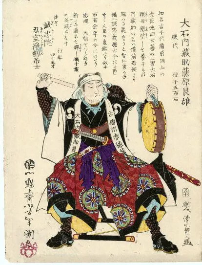 Ōishi Kuranosuke Fujiwara no Yoshio