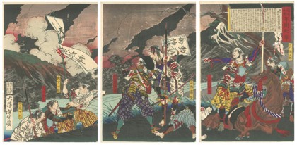 The death of the insurgents in the Kumamoto Rebellion