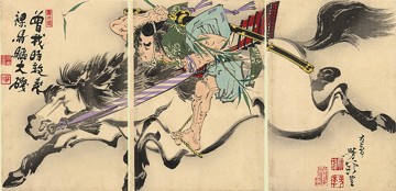 Soga Gorō gallops bareback to Ōiso